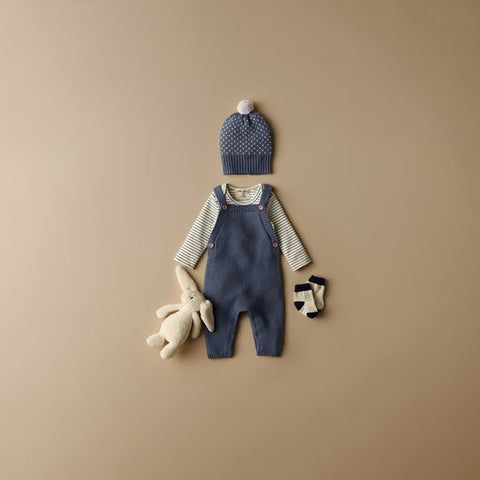 Wilson & Frenchy Blue Depths Knitted Overalls