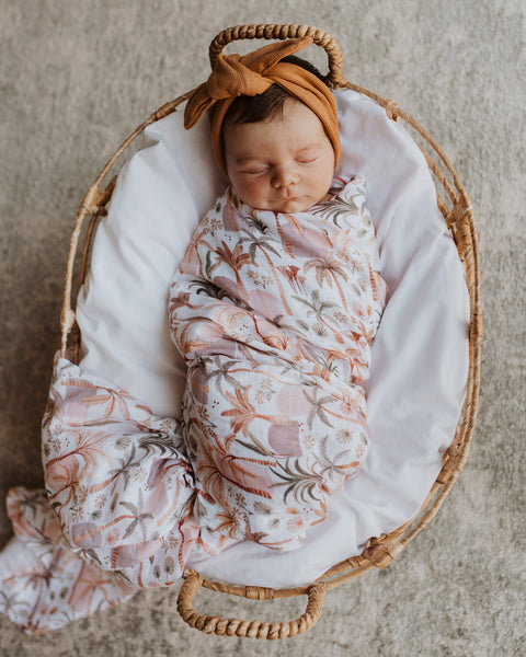 Snuggle Hunny Palm Springs Organic Muslin Wrap