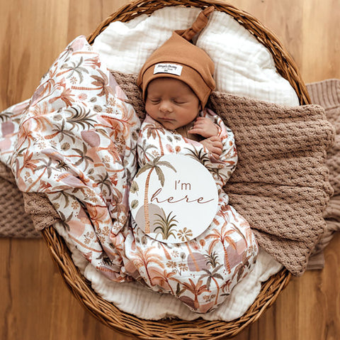 Snuggle Hunny Palm Springs Organic Muslin Wrap